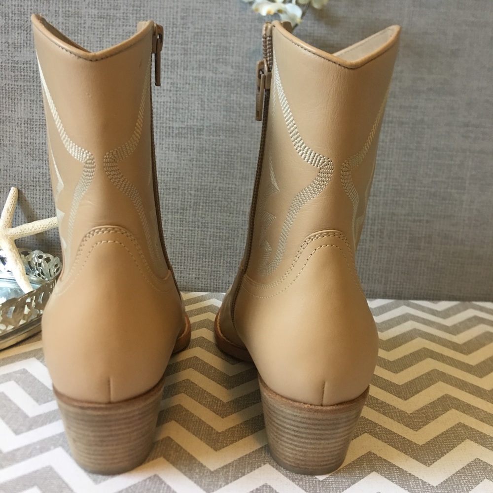 ‼️SOLD‼️Valentino  Texan Cowboy Boots/Booties - Picture 3 of 8
